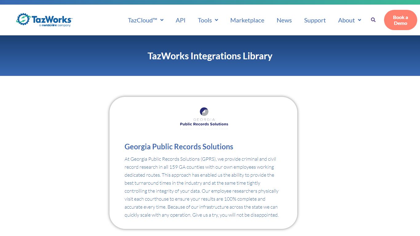 Georgia Public Records Solutions – TazWorks